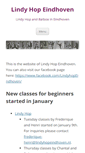 Mobile Screenshot of lindyhopeindhoven.nl
